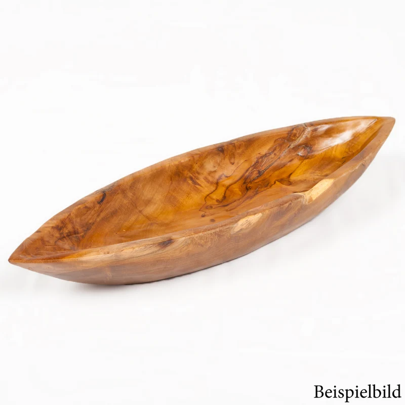 Individuelle Teak-Schale PERA ca.70cm Natural Handarbeit