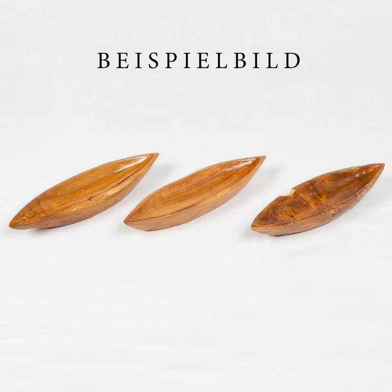 Individuelle Teak-Schale PERA ca.70cm Natural Handarbeit