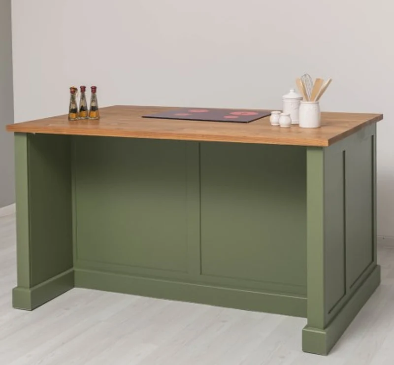 Casa Padrino Küchenschrank im Landhausstil, 160 x 110 x 90 cm