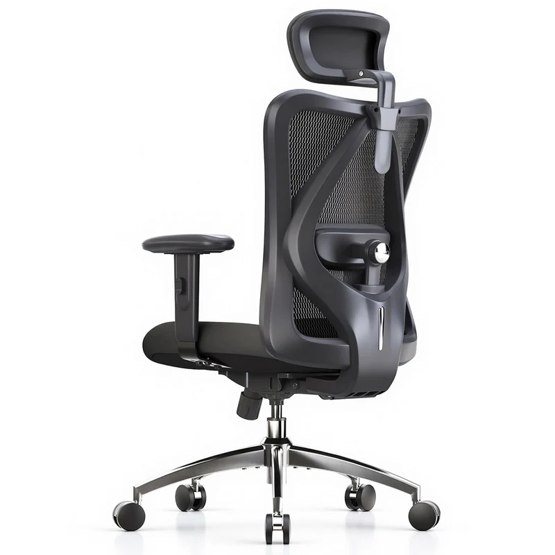 SIHOO Ergonomic Office Chair Computer Chair Desk Chair, Adjustable Headrests Chair Backrest and Armrest's Mesh Chair (Black) 🍁 All In One Marketplace Canada