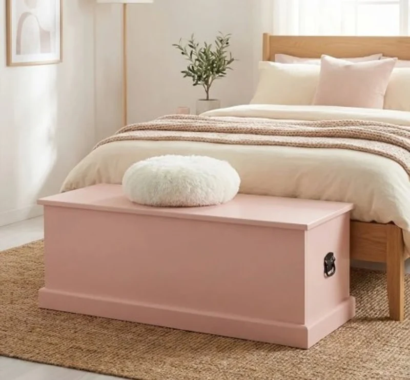 Casa Padrino Truhe im Landhausstil, 120 x 45 x 45 cm