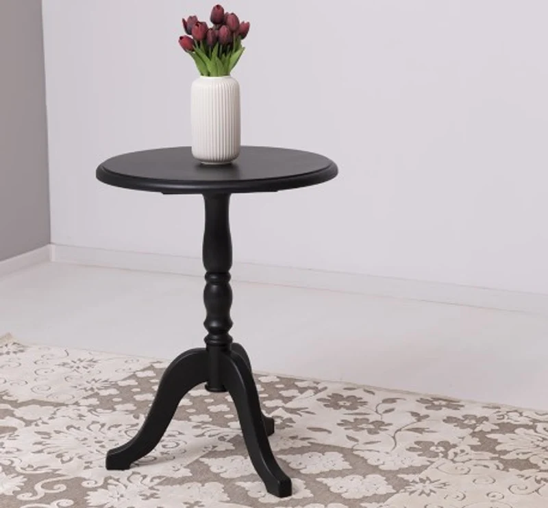 Casa Padrino Couchtisch im Landhausstil Schwarz, 60 x 60 x 78 cm