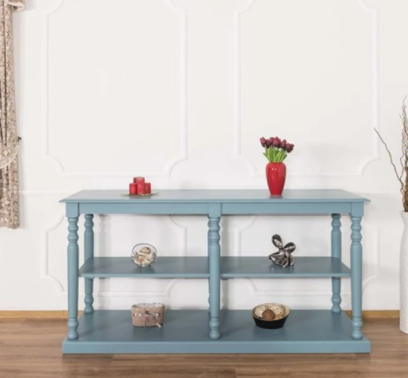 Casa Padrino Konsole im Landhausstil mit 1 Ablage, 180 x 60 x 89 cm