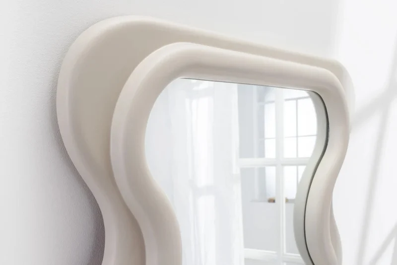 Extravaganter Design Spiegel 160x70cm FORMOSA greige
