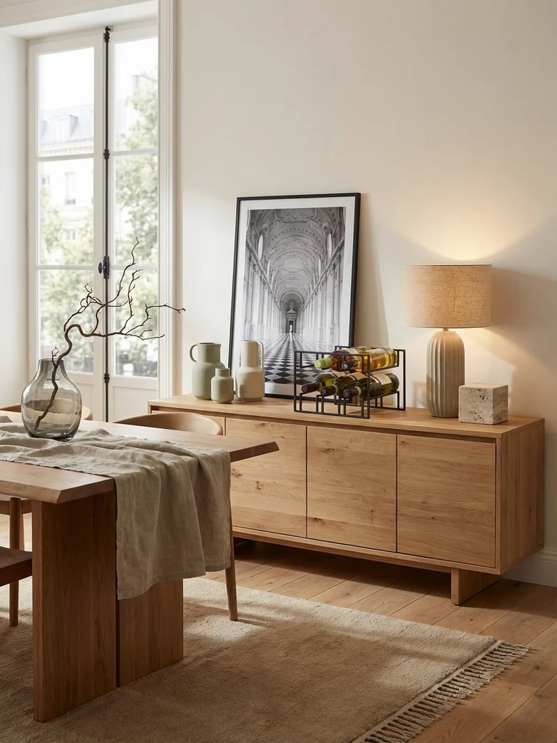 Weinregal Eisen Modern Stil für 6 Flaschen stehend