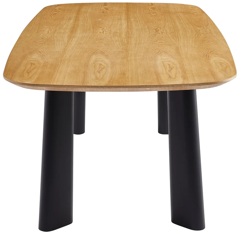 Esstisch Viciate 215x105 cm, furniert mit natürlicher Eiche