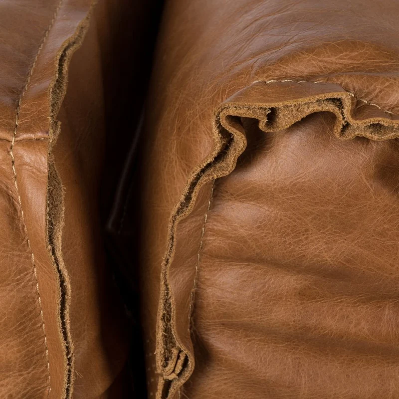 Premium Ledersessel COLUMBIA vintage-brown 106x99cm Rindsleder