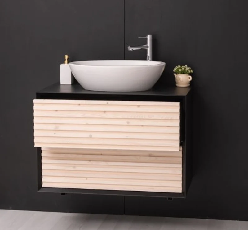 Casa Padrino Waschtisch im Landhausstil mit 2 Schubladen, 90 x 50 x 61 cm