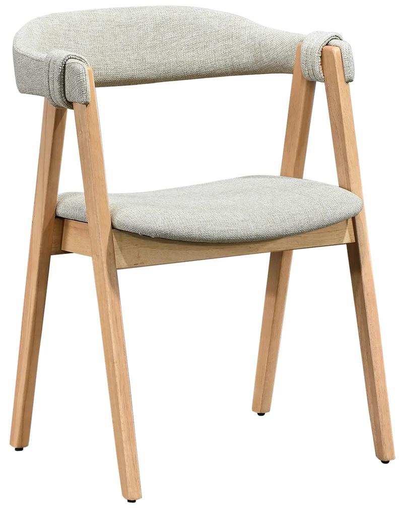 Holzstuhl für das Esszimmer Inneles in natürlicher Eiche/beige