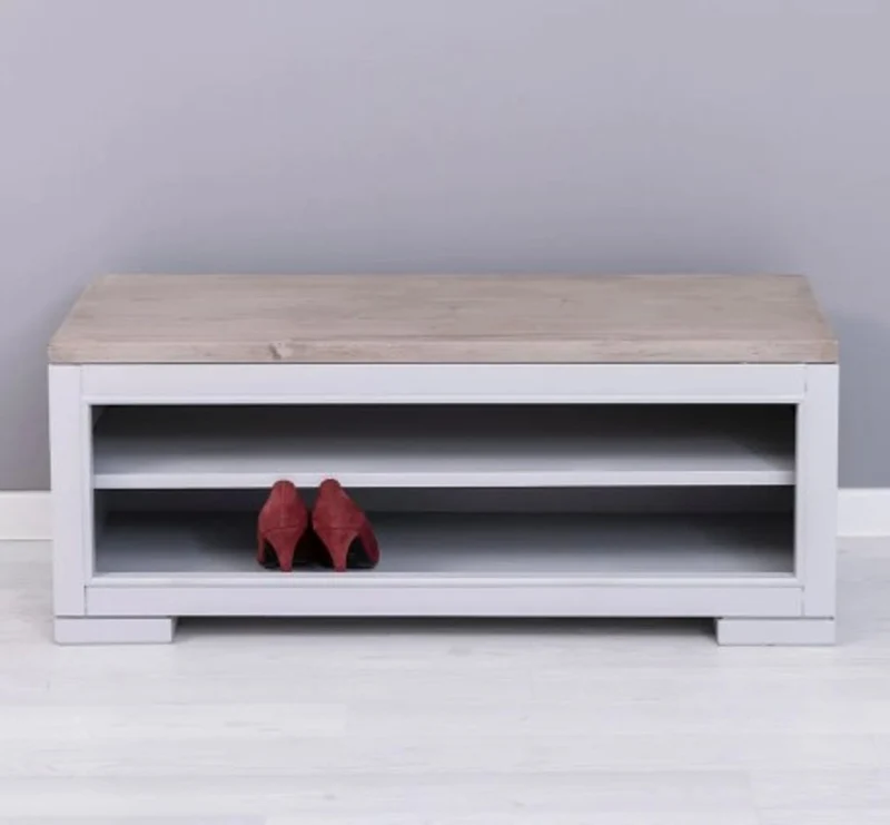 Casa Padrino Schuhschrank im Landhausstil, 100 x 35 x 40 cm