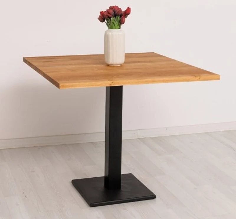 Casa Padrino Esstisch im Landhausstil, 80 x 80 x 78 cm