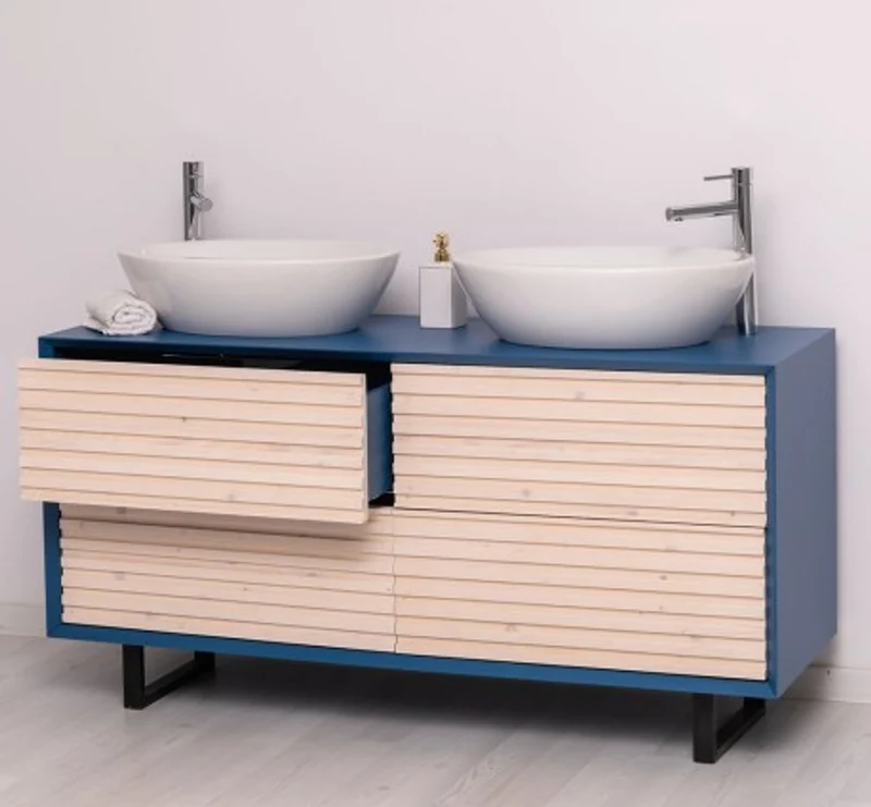 Casa Padrino Waschtisch im Landhausstil mit 4 Schubladen, 150 x 50 x 76 cm