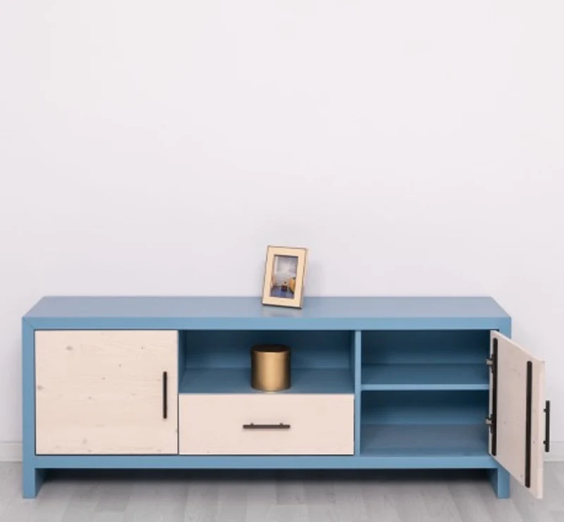 Casa Padrino Kommode im Landhausstil mit 3 Türen, 180 x 50 x 78 cm
