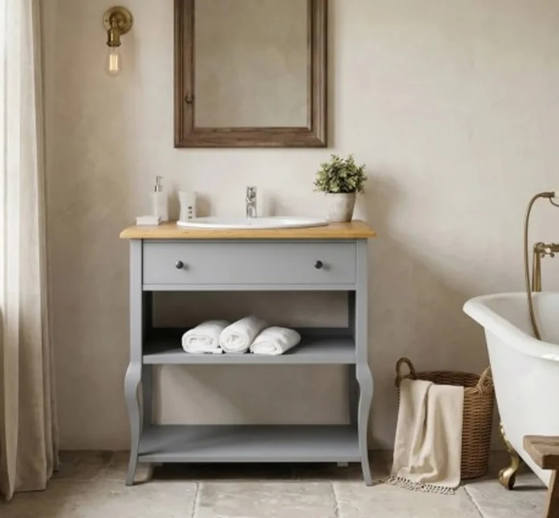 Casa Padrino Waschtisch im Landhausstil, 90 x 54 x 90 cm