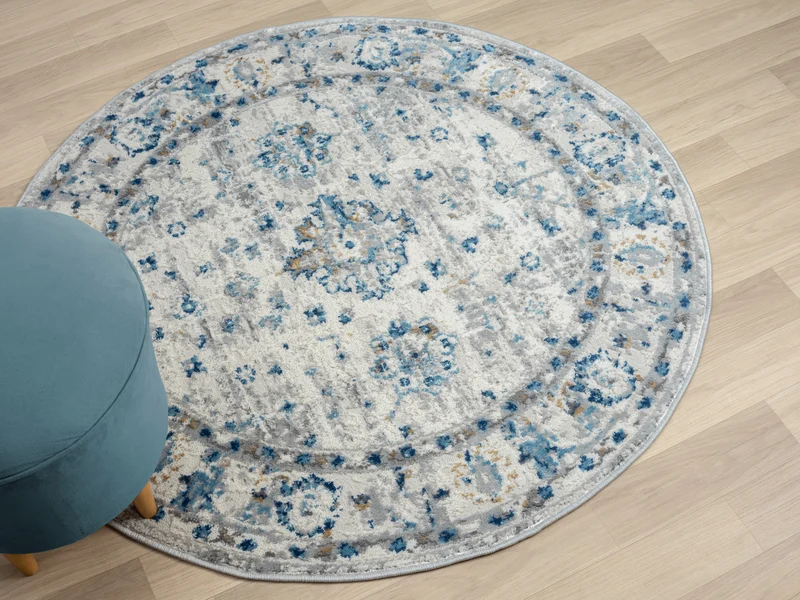 Teppich HERIZ No.3 rund multi-color 120 x 120 cm
