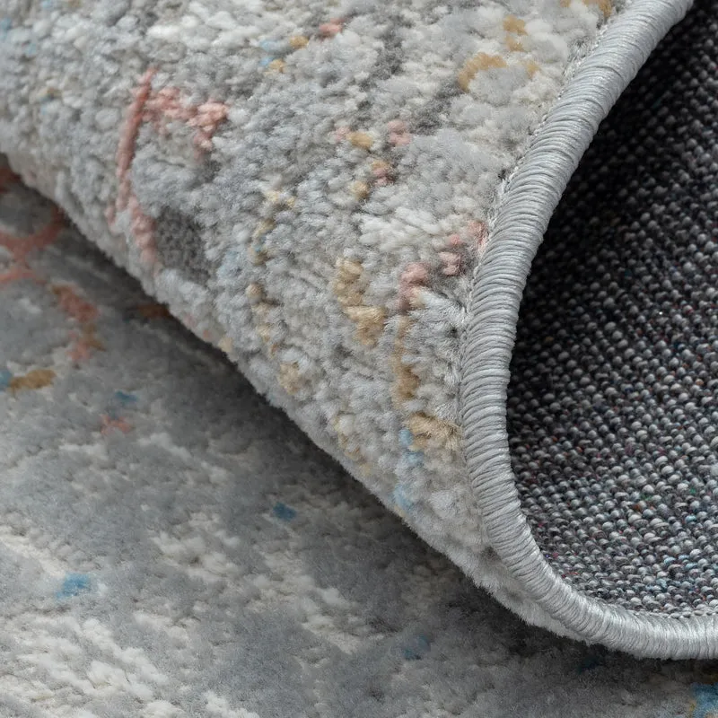 Teppich RADICI rund multi-color 120 x 120 cm