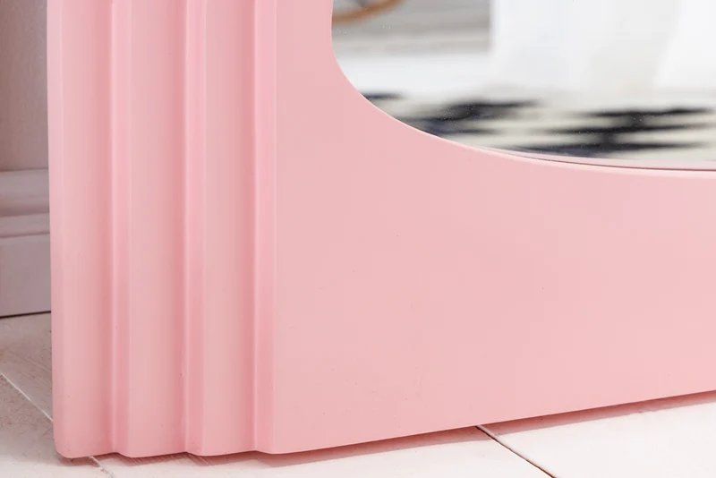Extravaganter Rundbogen Design Spiegel 160x80cm FORMOSA rosa