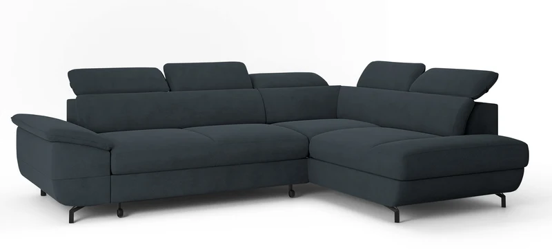 Polsterbett 180x200 cm Sonvivo mit Bettkasten, dunkelgrüner Chenille-Bezug, Metallrahmen