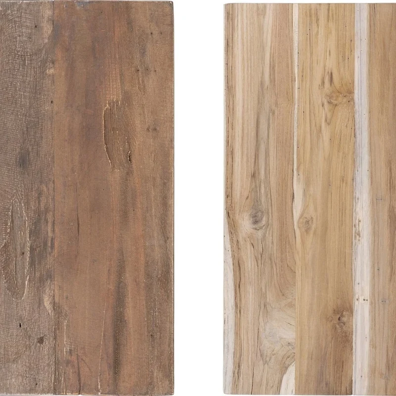 Teak Konsolentisch NIRONA-Plus 100cm recyceltes Massivholz Konsole