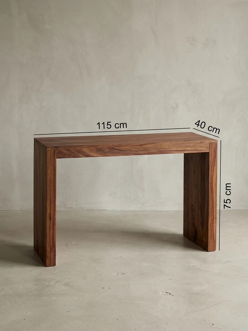 Konsolentisch – Massivholz, platzsparend, Landhausstil, stabiles Gestell