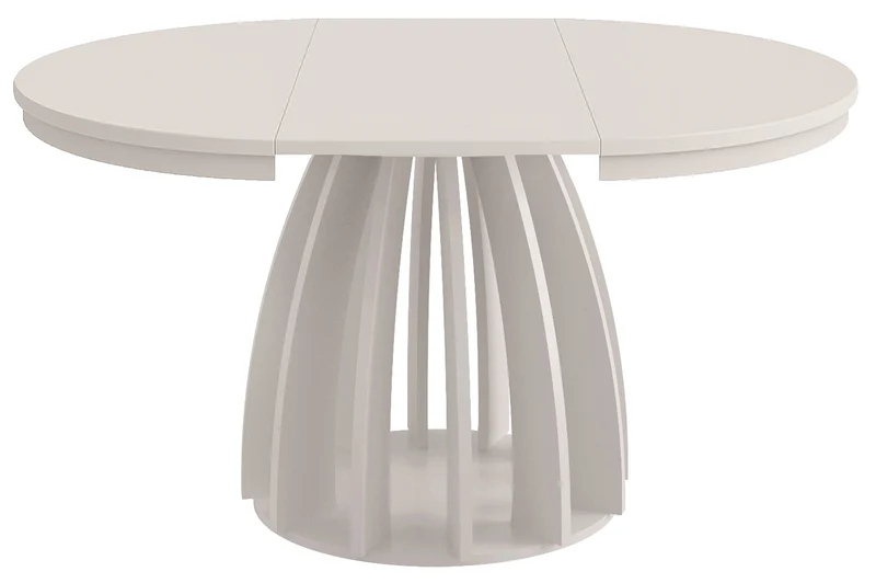 Ausziehbarer Esstisch Diciffy 100-140x100 cm Kaschmir