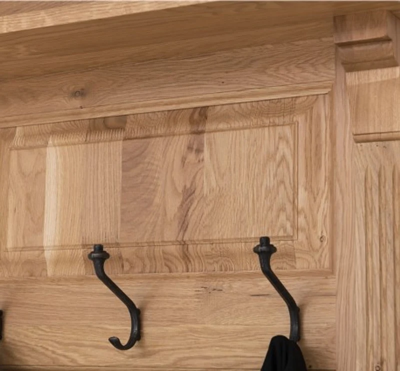 Casa Padrino Garderobe im Landhausstil mit 2 Ablagen, 80 x 41 x 210 cm