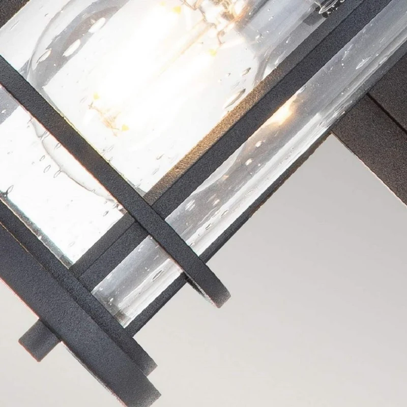 Casa Padrino Luxus Außenwandleuchte Schwarz H. 29,2 cm - Luxus Außenbeleuchtung