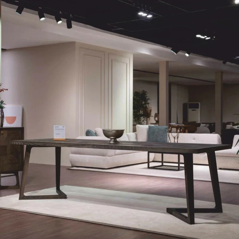 Casa Padrino Luxus Esszimmer Set Braun / Creme - 1 Esstisch und 6 Esszimmer Stühle - Luxus Möbel