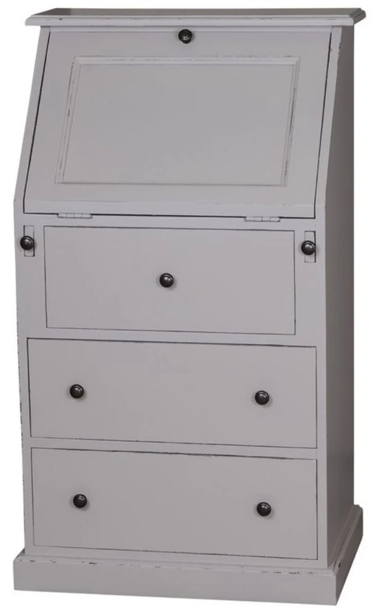 Casa Padrino Landhausstil Sekretär mit 5 Schubladen 65 x 45 x H. 110 cm - Möbel im Landhausstil