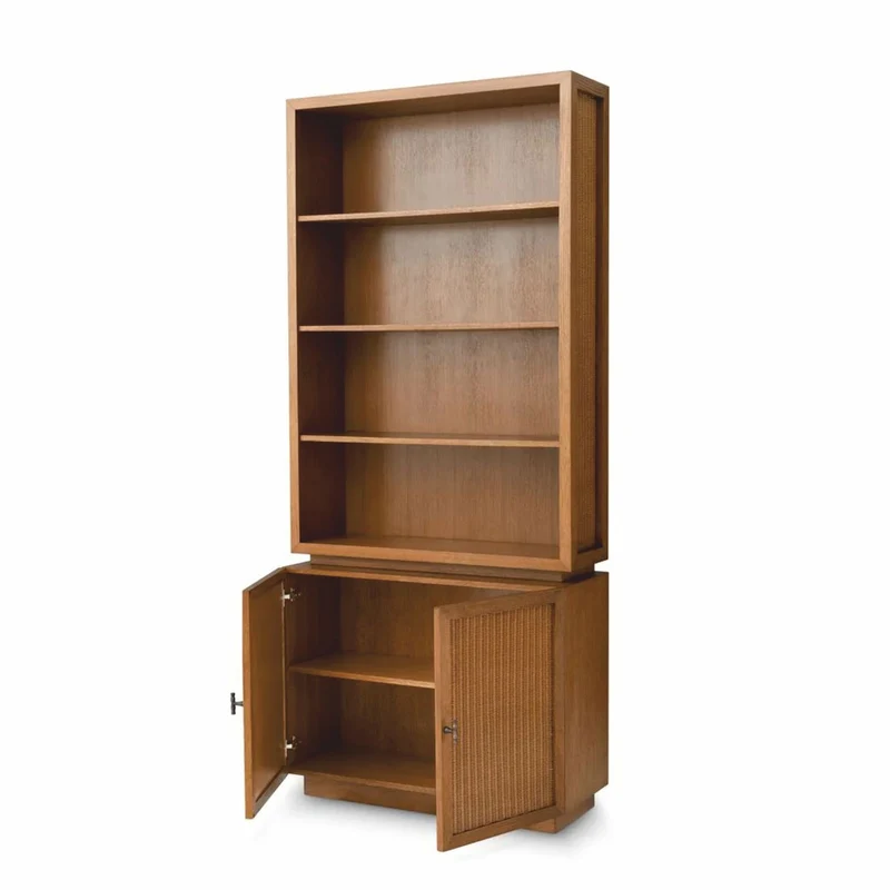 Casa Padrino Luxus Regalschrank Braun / Bronze H. 240 cm - Luxus Möbel