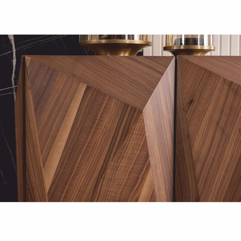Casa Padrino Luxus Sideboard mit Spiegel Braun 237 cm - Luxus Möbel