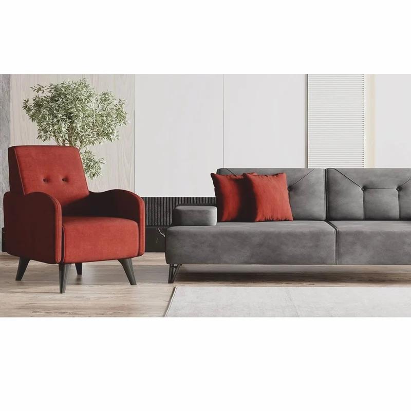 Casa Padrino Luxus 3er Sofa mit verstellbaren Arm- und Rückenlehnen Grau 226 cm - Wohnzimmer Möbel