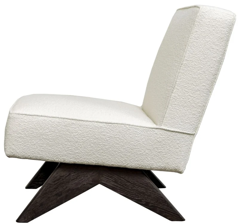 Casa Padrino Luxus Wohnzimmer & Hotel Sessel Weiß / Schwarz H. 73 cm - Luxus Möbel