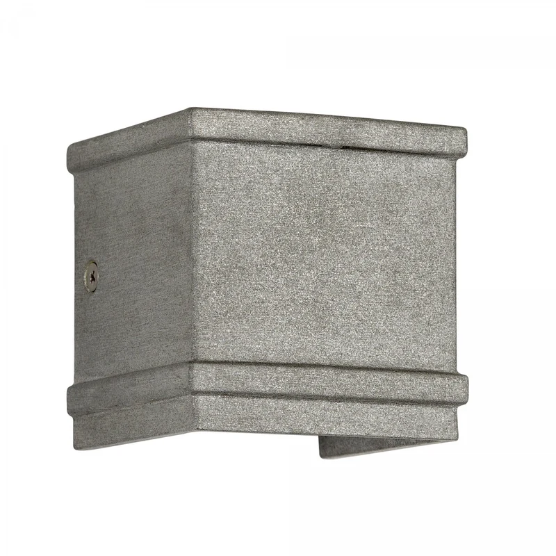 Casa Padrino Jugendstil Schiffslampe 10 x 8 x H. 9 cm - Silber - Nostalgische Wetterfeste Außenleuchte