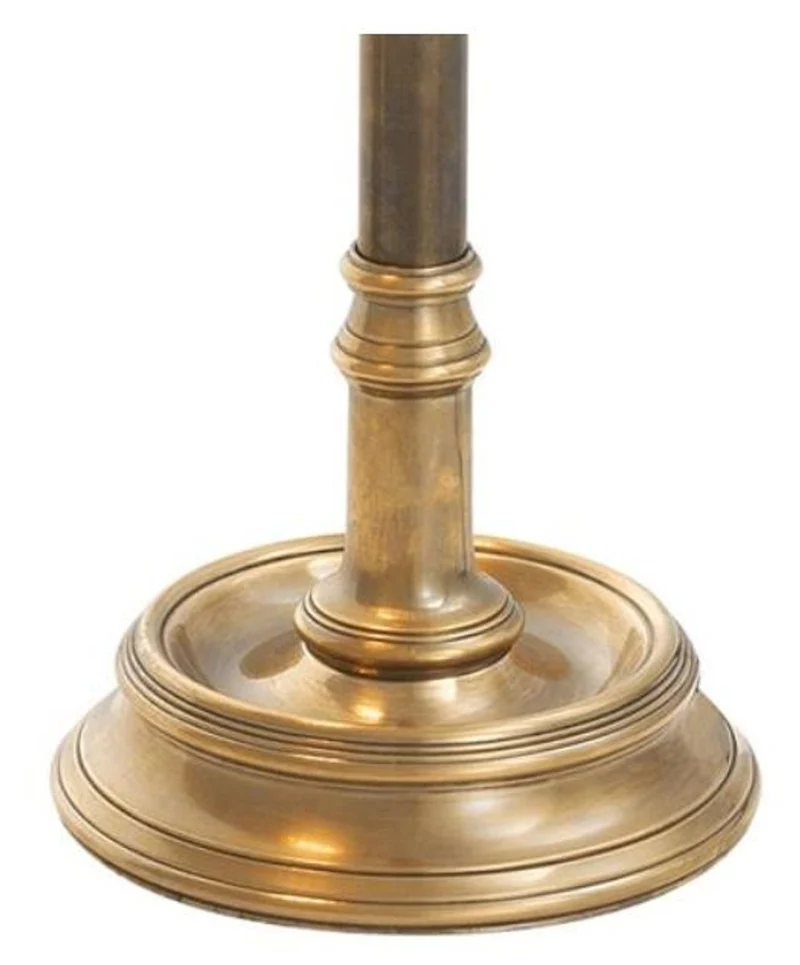 Casa Padrino Luxus Tischleuchte Vintage Messing 16 x 20,5 x H. 82 cm - Antikstil Tischlampe