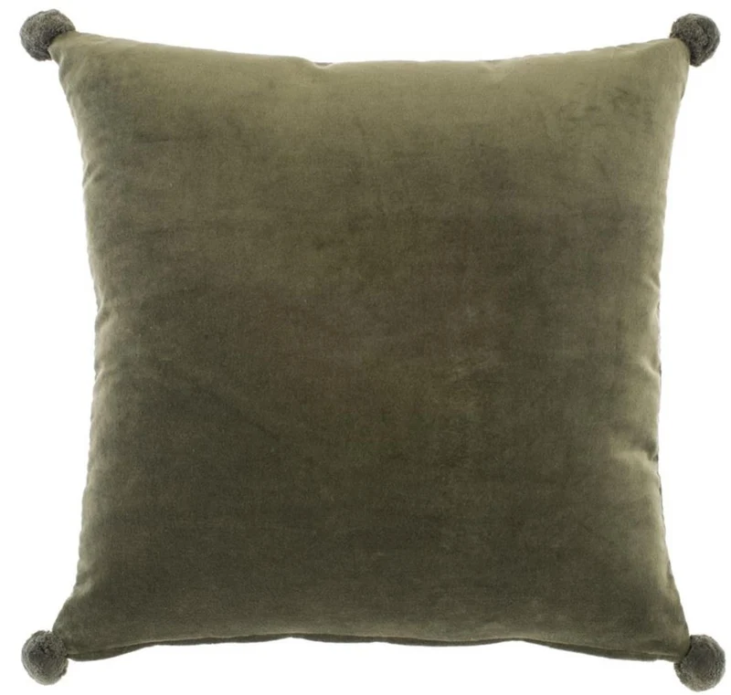 Casa Padrino Luxus Zierkissen Grün / Gold 60 x 60 cm - Wohnzimmer Accessoires