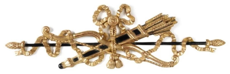 Casa Padrino Luxus Barock Wandornament Gold / Schwarz - Prunkvolles Massivholz Wanddeko Ornament im Barockstil - Barock Wanddeko - Barock Möbel - Luxus Qualität - Made in Italy
