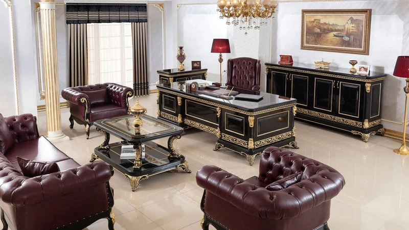Casa Padrino Luxus Barock Couchtisch mit Glasplatte Schwarz / Gold - Prunkvoller Massivholz Wohnzimmertisch im Barockstil - Barock Wohnzimmer Möbel - Edel & Prunkvoll