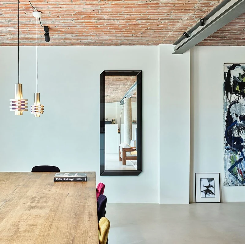 Casa Padrino Luxus Wandspiegel Schwarz 67 x 2,5 x H. 167 cm - Rechteckiger Spiegel mit 3D Optik Spiegelrahmen - Luxus Kollektion