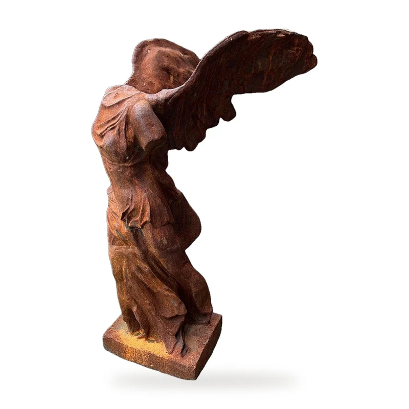 Casa Padrino Jugendstil Garten Deko Gusseisen Skulptur Rost H. 97 cm