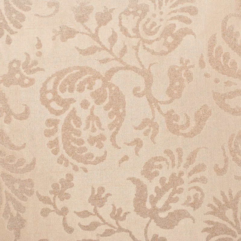 Kissen SILK Beige 40x40cm Seide Ornamente Zierkissen