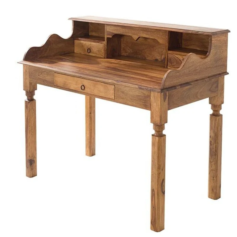 Massiver Schreibtisch NILAY 115cm Palisander Sekretär