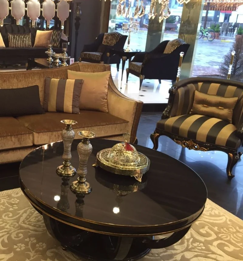 Casa Padrino Luxus Barock Sessel Schwarz / Gold 85 x 85 x H. 85 cm - Wohnzimmer Sessel mit Streifen - Prunkvolle Barock Wohnzimmer Möbel