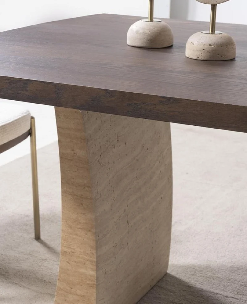 Casa Padrino Luxus Esszimmer Set - 1 Luxus Esstisch und 6 Luxus Esszimmer Stühle