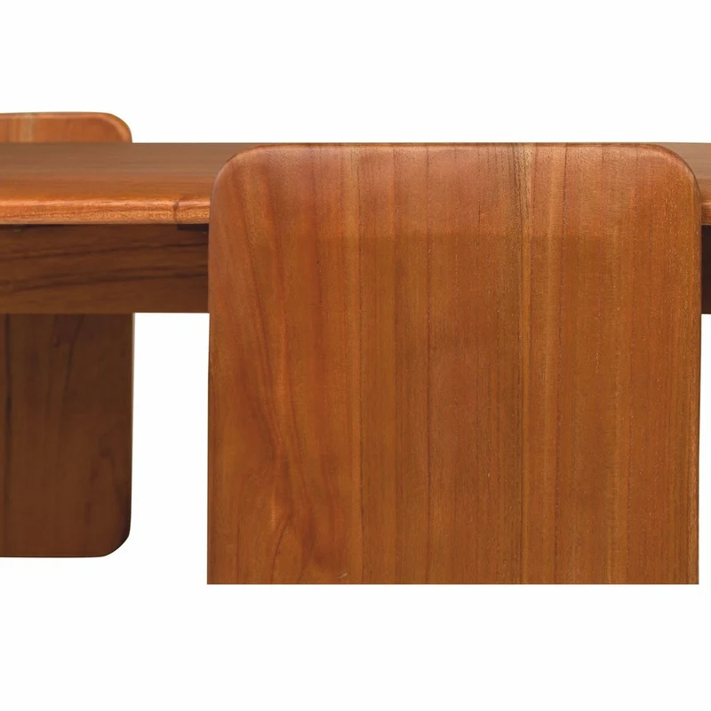 Casa Padrino Luxus Couchtisch Bernstein 155 cm - Massivholz Wohnzimmertisch - Wohnzimmer Möbel - Luxus Möbel