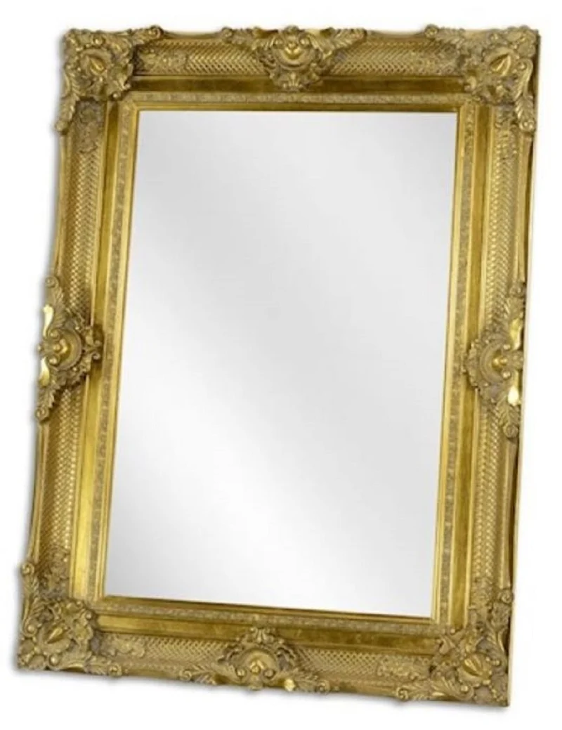 Casa Padrino Barock Spiegel Gold H. 116 cm - Barockstil Möbel