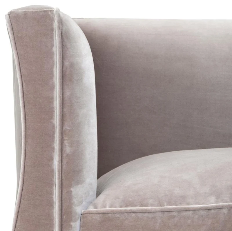Casa Padrino Luxus Wohnzimmer Samt Sessel Grau 100 x 79 x H. 75 cm - Wohnzimmermöbel