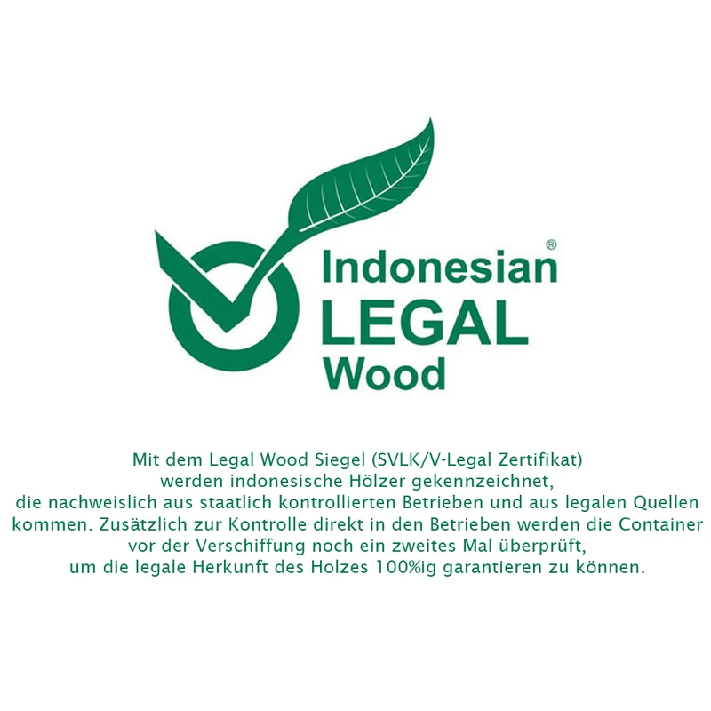 Teak Klapptisch KURSI ca. L140cm Natural Gartentisch