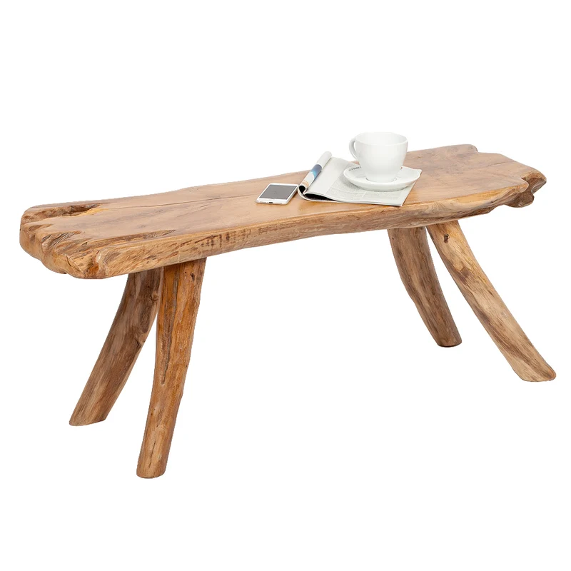 Individuelle Teak Sitzbank PRIMITIVO ca. L125cm Natural