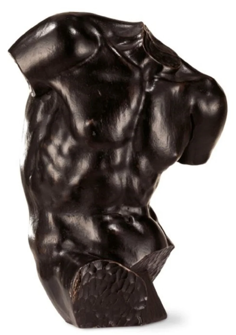 Casa Padrino Luxus Deko Torso Schwarz H. 34 cm - Made in Italy